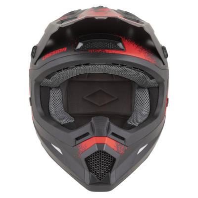 přilba Cross Cup 2 Crew, CASSIDA (černá matná/červená) 2026