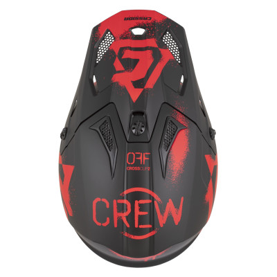 přilba Cross Cup 2 Crew, CASSIDA (černá matná/červená) 2026