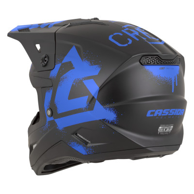 přilba Cross Cup 2 Crew, CASSIDA (černá matná/modrá) 2026
