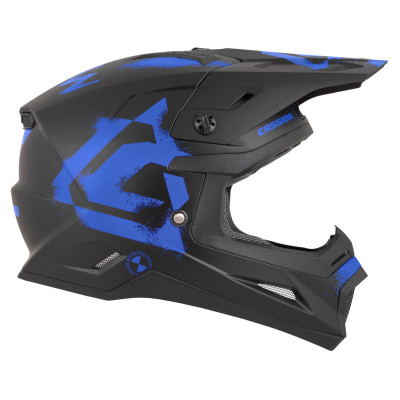 přilba Cross Cup 2 Crew, CASSIDA (černá matná/modrá) 2026