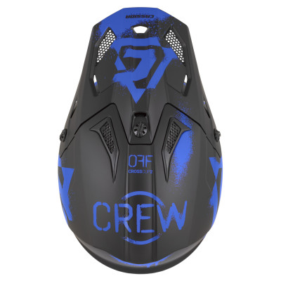 přilba Cross Cup 2 Crew, CASSIDA (černá matná/modrá) 2026