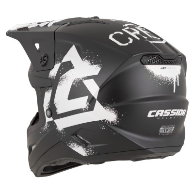 přilba Cross Cup 2 Crew, CASSIDA (černá matná/bílá) 2026