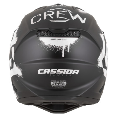 přilba Cross Cup 2 Crew, CASSIDA (černá matná/bílá) 2026