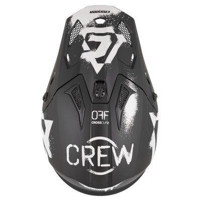 přilba Cross Cup 2 Crew, CASSIDA (černá matná/bílá) 2026
