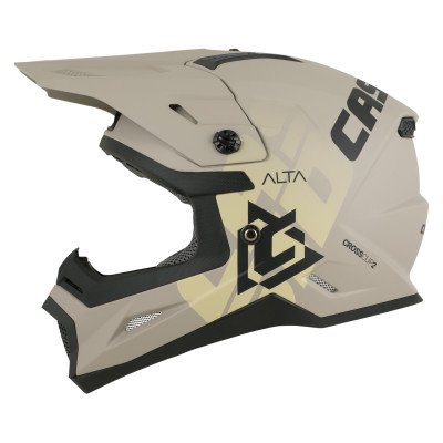 přilba Cross Cup 2 Alta Junior, CASSIDA, dětská (písková matná/šedá) 2026