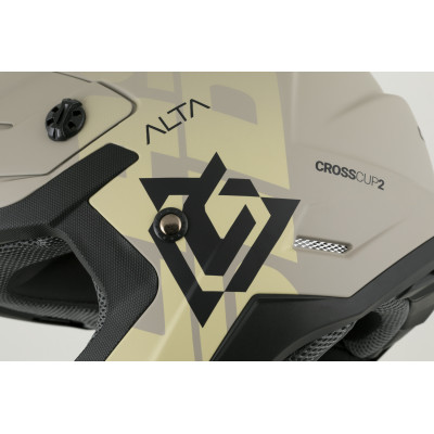 přilba Cross Cup 2 Alta Junior, CASSIDA, dětská (písková matná/šedá) 2026