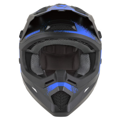 přilba Cross Cup 2 Crew Junior, CASSIDA, dětská (černá matná/modrá) 2026