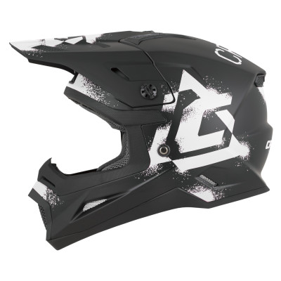 přilba Cross Cup 2 Crew Junior, CASSIDA, dětská (černá matná/bílá) 2026
