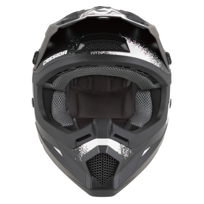 přilba Cross Cup 2 Crew Junior, CASSIDA, dětská (černá matná/bílá) 2026