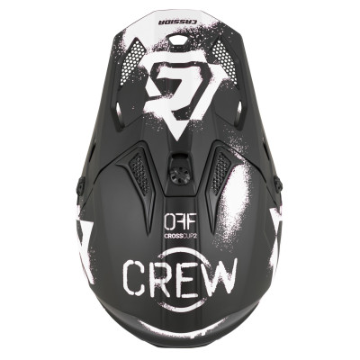 přilba Cross Cup 2 Crew Junior, CASSIDA, dětská (černá matná/bílá) 2026