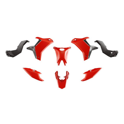 Sada plastů (bez předního blatníku) T7 YAMAHA TENERE 700 '25-'26 (černá/červená) RACETECH (RTECH)