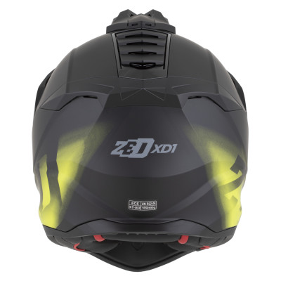 přilba XD1, ZED (černá matná/žlutá fluo) 2026