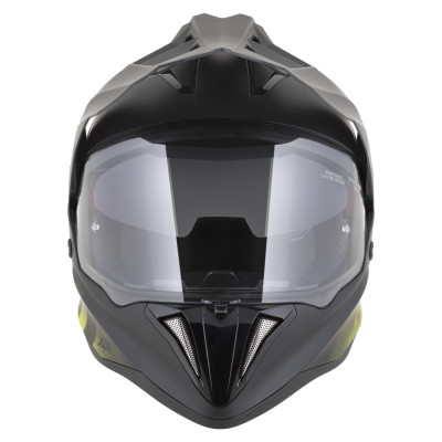 přilba XD1, ZED (černá matná/žlutá fluo) 2026