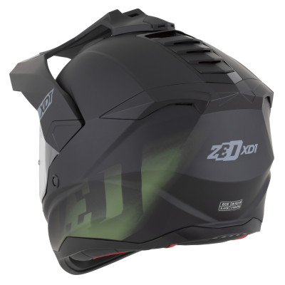 přilba XD1, ZED (černá matná/tmavě zelená) 2026