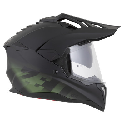 přilba XD1, ZED (černá matná/tmavě zelená) 2026