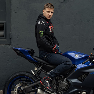 bunda CHROME IGNITION MONSTER FQ20 kolekce, ALPINESTARS (černá/červená/bílá/zelená) 2025