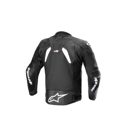 bunda GP PLUS R 4 RIDEKNIT, ALPINESTARS (černá/bílá) 2025