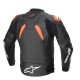 bunda GP PLUS 4, ALPINESTARS (černá/červená fluo/bílá) 2025