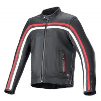 bunda DYNO, ALPINESTARS (černá/rubínová červená/béžová) 2025