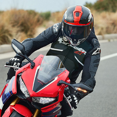 bunda ATEM 5, ALPINESTARS (černá/bílá) 2025