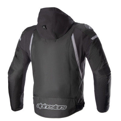bunda ZACA WATERPROOF, ALPINESTARS (černá/tmavě šedá) 2025