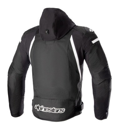bunda ZACA WATERPROOF, ALPINESTARS (černá/bílá) 2025