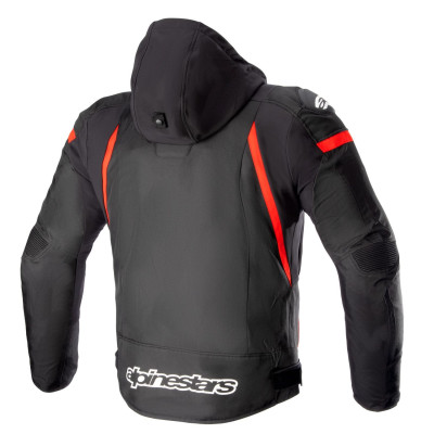 bunda ZACA WATERPROOF, ALPINESTARS (černá/červená/bílá) 2025