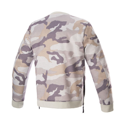 bunda LEGIT CREW FLEECE, ALPINESTARS (světle šedá camo) 2025