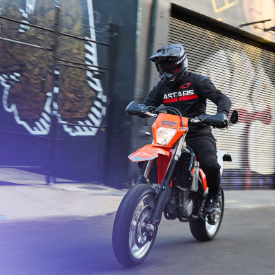 bunda SMX AIR, ALPINESTARS (černá/červená fluo) 2025