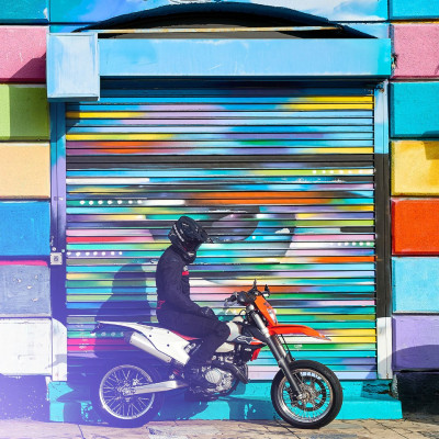 bunda SMX AIR, ALPINESTARS (černá/červená fluo) 2025