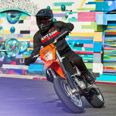 bunda SMX AIR, ALPINESTARS (černá/červená fluo) 2025