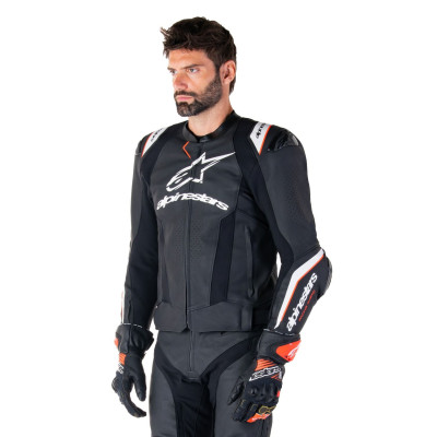bunda MISSILE 3 IGNITION, ALPINESTARS (černá/bílá) 2025