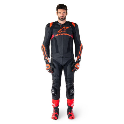 bunda MISSILE 3 IGNITION, ALPINESTARS (černá/červená fluo/tmavě červená) 2025