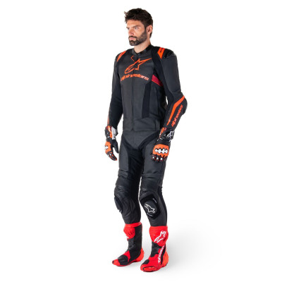 bunda MISSILE 3 IGNITION, ALPINESTARS (černá/červená fluo/tmavě červená) 2025
