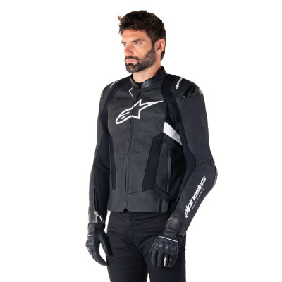 bunda MISSILE 3, ALPINESTARS (černá/bílá) 2025