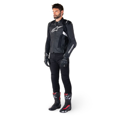 bunda MISSILE 3 AIRFLOW, ALPINESTARS (černá/bílá) 2025