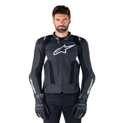 bunda MISSILE 3 AIRFLOW, ALPINESTARS (černá/bílá) 2025