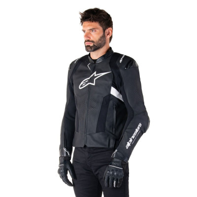 bunda MISSILE 3 AIRFLOW, ALPINESTARS (černá/bílá) 2025