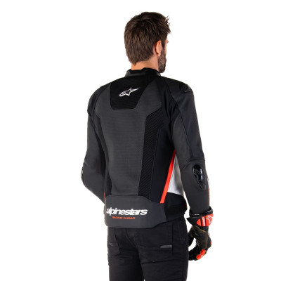 bunda MISSILE 3 AIRFLOW, ALPINESTARS (černá/bílá/červená fluo) 2025