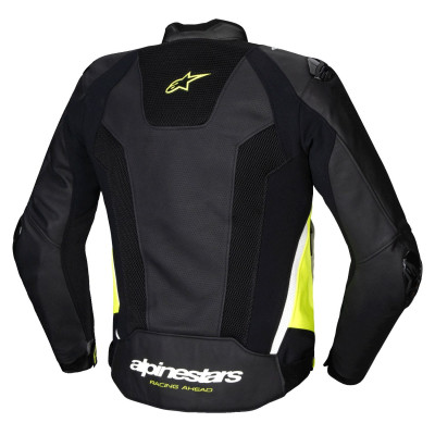 bunda MISSILE 3 AIRFLOW, ALPINESTARS (černá/žlutá fluo/bílá) 2025
