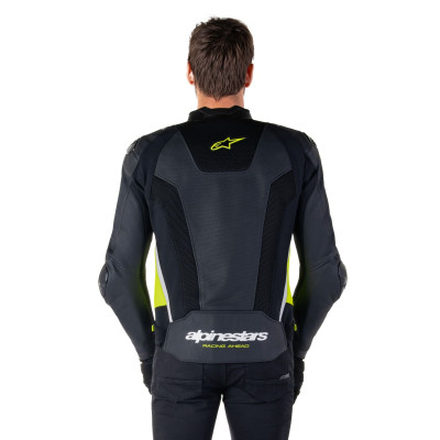 bunda MISSILE 3 AIRFLOW, ALPINESTARS (černá/žlutá fluo/bílá) 2025