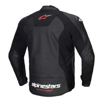 bunda FASTER 3, ALPINESTARS (černá/červená fluo) 2025