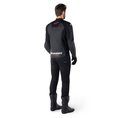 bunda FASTER 3, ALPINESTARS (černá/červená fluo) 2025