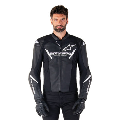 bunda FASTER 3, ALPINESTARS (černá/bílá) 2025