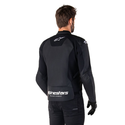 bunda FASTER 3, ALPINESTARS (černá/bílá) 2025