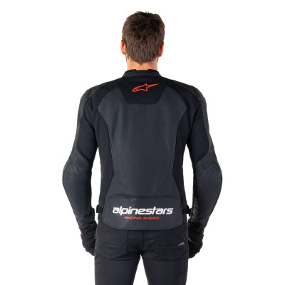 bunda FASTER 3 AIRFLOW, ALPINESTARS (černá/červená fluo) 2025