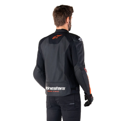 bunda FASTER 3 AIRFLOW, ALPINESTARS (černá/červená fluo) 2025