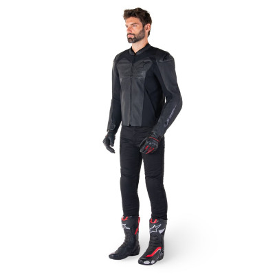 bunda FASTER 3 AIRFLOW, ALPINESTARS (černá/černá) 2025