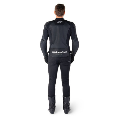 bunda FASTER 3 AIRFLOW, ALPINESTARS (černá/bílá) 2025