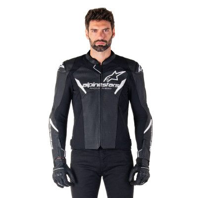bunda FASTER 3 AIRFLOW, ALPINESTARS (černá/bílá) 2025